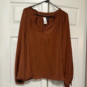 Gap orange blouse